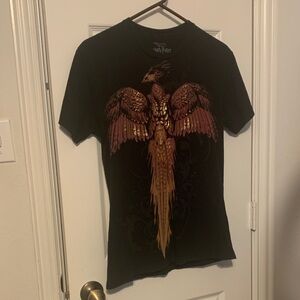 Universal Studios Wizarding World Black Tee with Phoenix Design